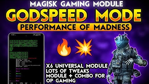 Performance of Madness X6 | POM X6 Univarsal | Best Magisk Gaming Module | Module Magisk Gaming