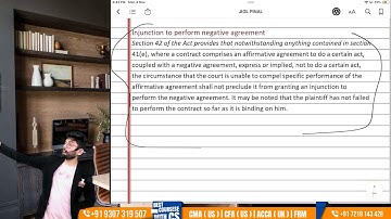 SPECIFIC RELIEF ACT  REVISION LEC  1