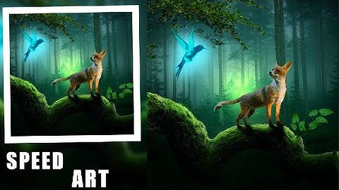 Fantasy Fox - Photoshop Manipulation Speed Art