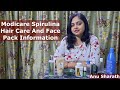 Modicare spirulina hair care and face pack information ln kannada  anu sharath