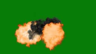 Explosion effect  green screen Эффект взрыва (зеленый экран)