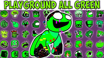 FNF Character Test | Gameplay VS My Playground | ALL Green Test