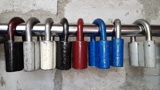 Как сделать замки под один ключ / how to make a key for all locks