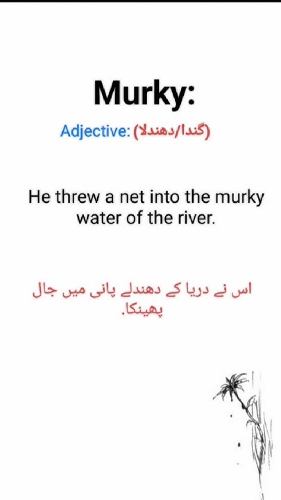 Murky Sentence Murky Meaning In Urdu Murky Adjective YouTube murky-sentence-murky-meaning-in-urdu-murky-adjective-youtube