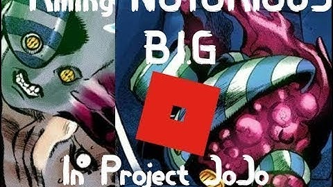 Killing Notorious B.I.G in Project Jojo