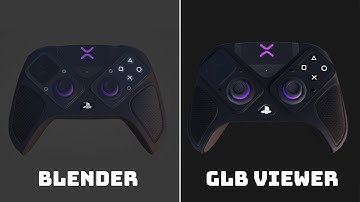 Practical Example on how to export Blender materials to GLB or gltfs