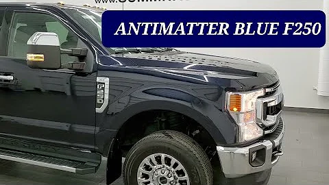 2021 FORD F250 XLT ANTIMATTER BLUE METALLIC WALK AROUND REVIEW OVERVIEW 7.3L GAS 12430Z SOLD!