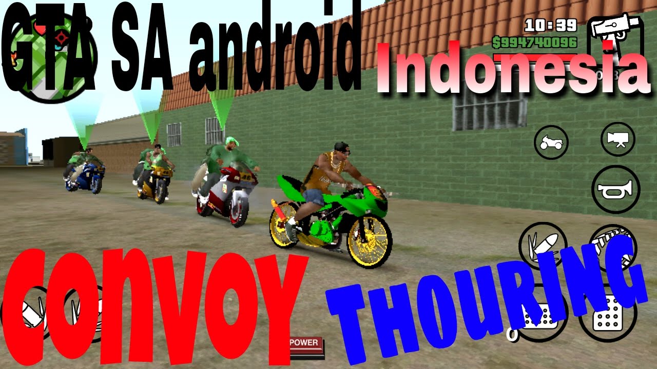 CARA Pasang Convoy N Thouring GTA SA Android YouTube