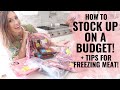 How to stock up on a budget! Tips for freezing & storing meat - Jordan Page Budgeting Tips
