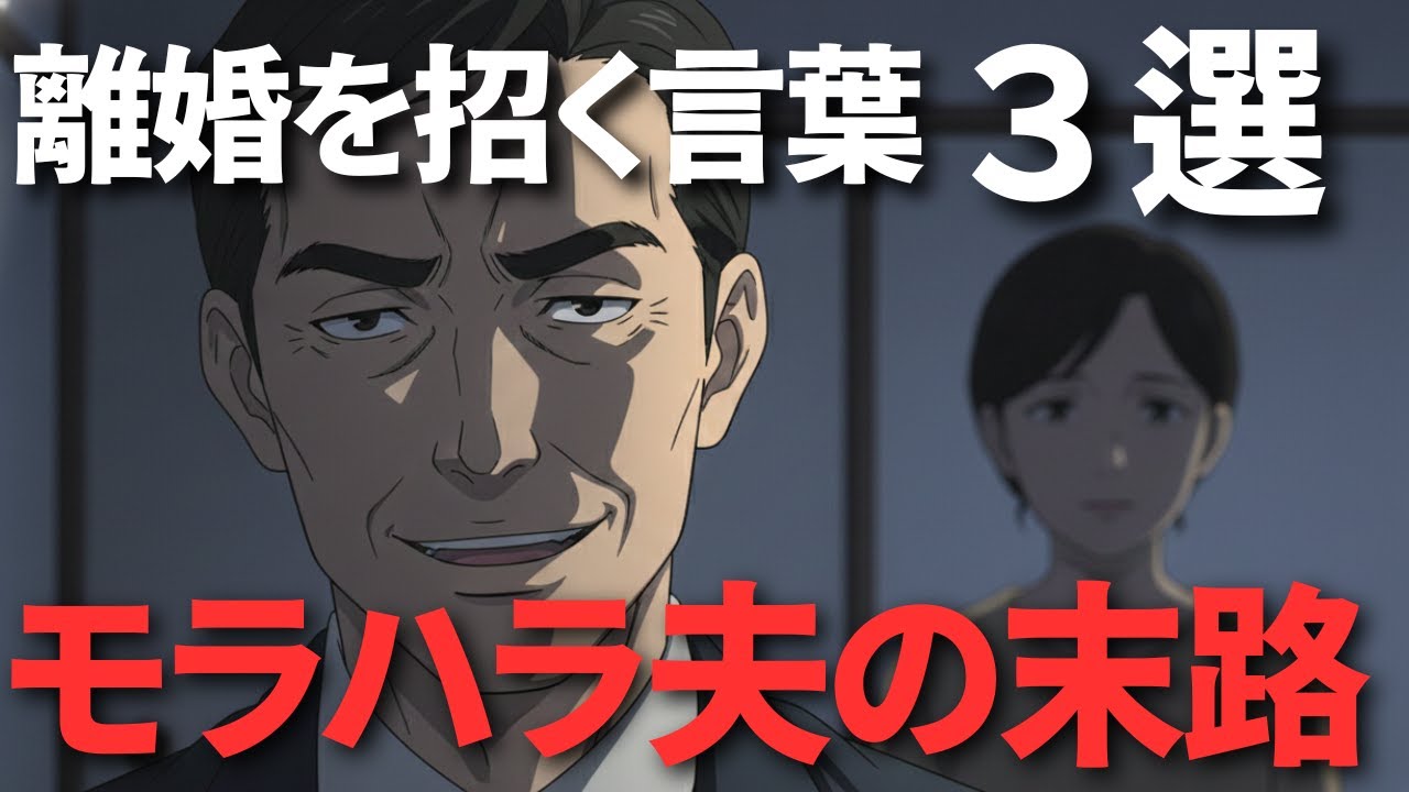 【モラハラ夫の共通点】離婚を招く「言ってはいけない一言」3選と対処法｜熟年夫婦の末路