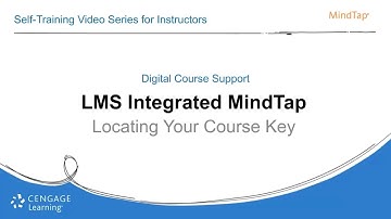 LMS Integrated MindTap Course Keys