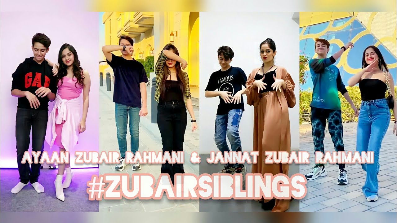 Ayaan Zubair and Jannat Zubair on Instagram Reels   Siblingsgoals