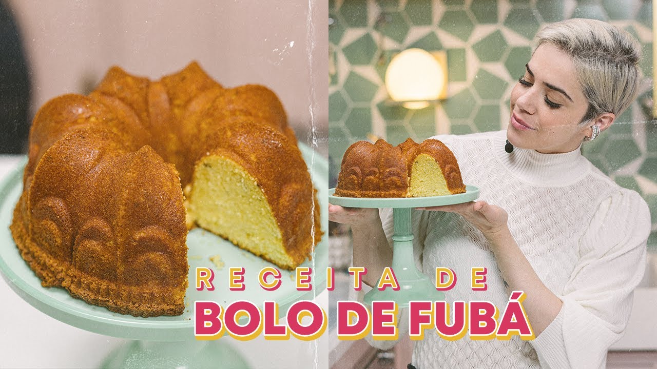 BOLO DE FUBÁ COM INGREDIENTE SURPRESA