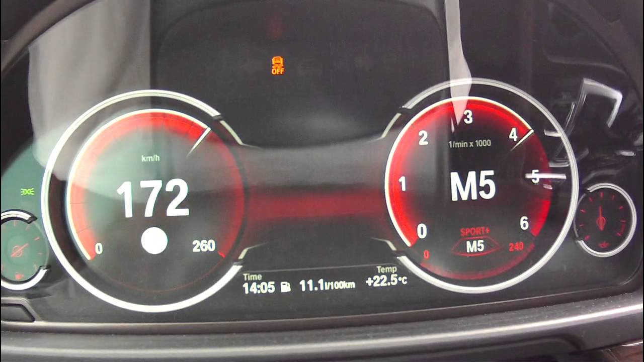 BMW 530d 2014 - acceleration 0-245 km/h using Launch ...