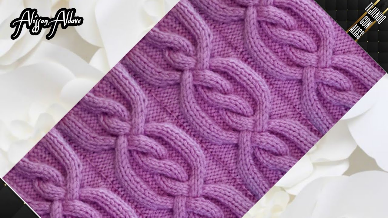 #254 - TEJIDO A DOS AGUJAS / knitting patterns / Alisson Aldave