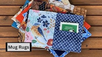 Mug Rugs Galor! Sewing/Quilting Beginner Friendly Quick Easy DIY for Beginners