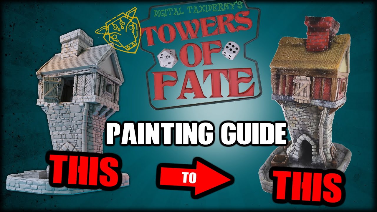 Towers of Fate Painting Guide - A quick paint tutorial for 3d printed ...