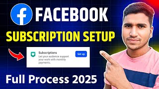 Facebook Subscription Setup Facebook Subscription Setup Kaise Kare Facebook Subscriptions
