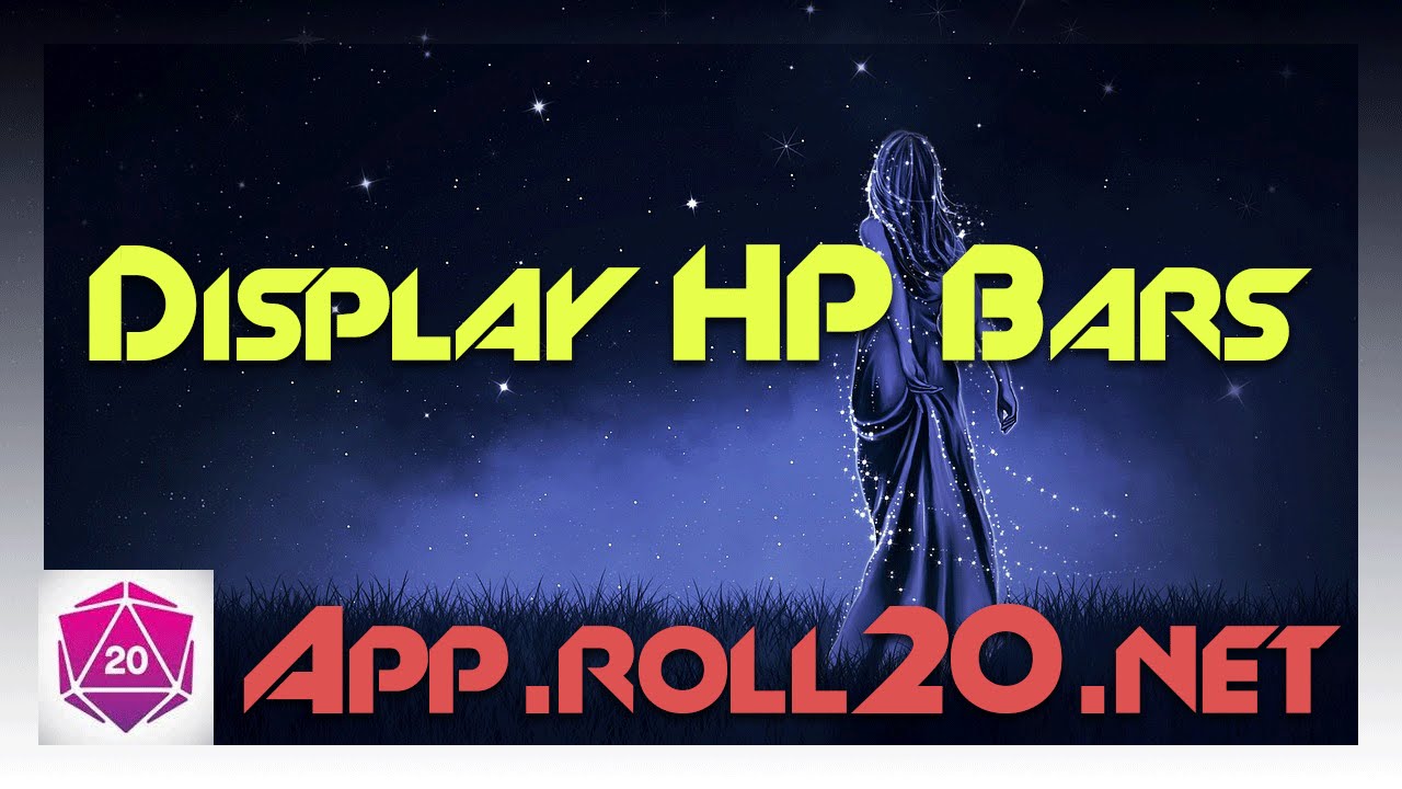 TUTORIAL Displaying Hit Points (HP) as Bars on Roll20 YouTube