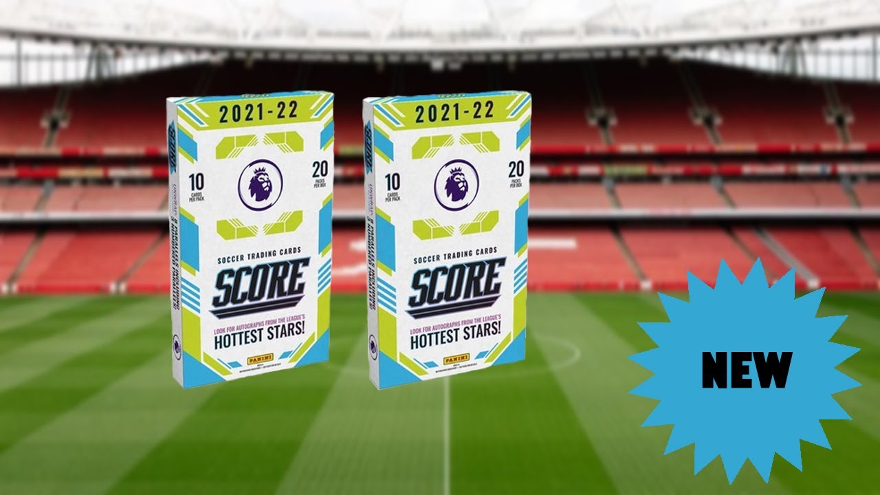 PANINI SCORE PREMIER LEAGUE 2021 22 SOCCER CARDS RETAIL BOX OPENING