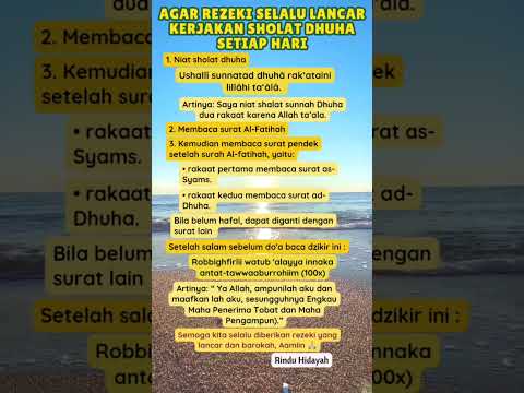 Tatacara Sholat Dhuha