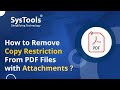 How to Remove Copy Restriction From PDF WITHOUT Password