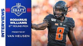 Rodarius Williams's FIRST Interview as a Giant | Giants Draft Rodarius Williams Interview