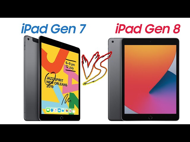 So sánh iPad Gen 7 (2019) và iPad Gen 8 (2020): Có nên nâng cấp?