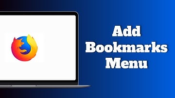 Add Bookmarks Menu in Firefox
