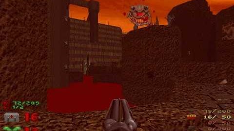 Scythe 2 (Doom II) Map 17: Canyon of Blood UV MAX (Part 1/2)