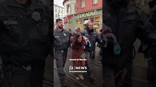 Peaceful Pro-Palestine Protesters Arrest In Berlin