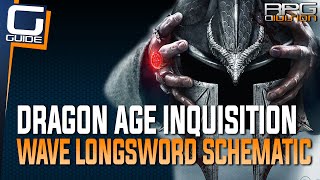 Dragon Age Inquisition - Masterwork Wave Longsword Schematic