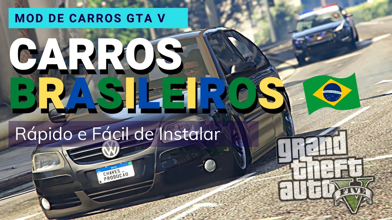 GTA V ] COMO INSTALAR PACK DE CARROS BRASILEIROS NO SEU JOGO! 