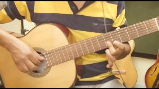 Video thumbnail of "HISTORIA DE UN AMOR - Bolero - Carlos Almaran - Como tocar en guitarra acordes"