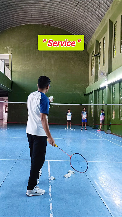 Badminton Service Fault #shorts