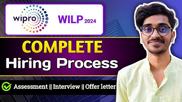 Wipro WILP 2024 Complete Hiring Process for BCA | Application to Offer Letter | Step-by-Step Guide