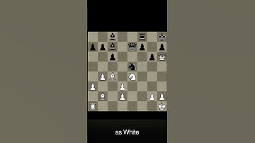 Mate in Two - Daily Chess Puzzle - No. 255 - #chess #puzzle #checkmate #shorts #0_algo_chess