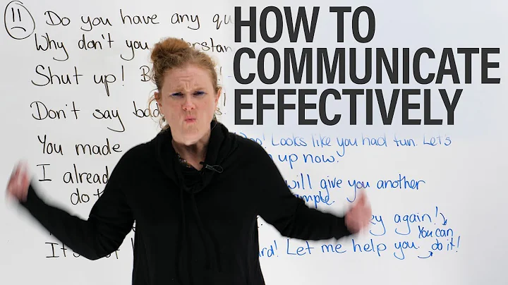 How to communicate effectively & GET RESULTS! - DayDayNews