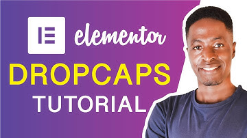 ELEMENTOR DROPCAPS TUTORIAL (How to add dropcaps in elementor for free)