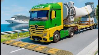 Truck vs Speedbumps | BeamNG Drive  #shortvideo #beamngdrive #shorts #india #truck #speedbump screenshot 2
