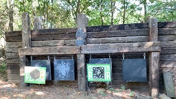 The Bullet Wall pt 3, Railroad Tie Bullet Backstop