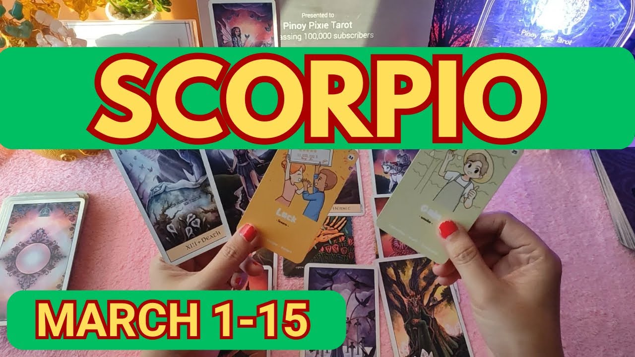 Scorpio - WOOW! PAGBANGON AT MATATAMIS NA BUNGAAAA🙏🏻 - 1st Half March 2026 Tagalog Tarot Reading