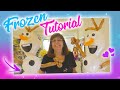 FROZEN TUTORIAL ❄ Como hacer a OLAF con GLOBOS | Selva Luz Globoflexia 🎈 Muñeco de nieve