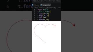 Watch Python Draw a Perfect Heart ❤️🐍