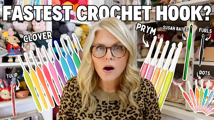 Which is the FASTEST CROCHET HOOK? The ULTIMATE Speed Test!