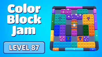 Color Block Jam Level 87 Solution Walkthrough