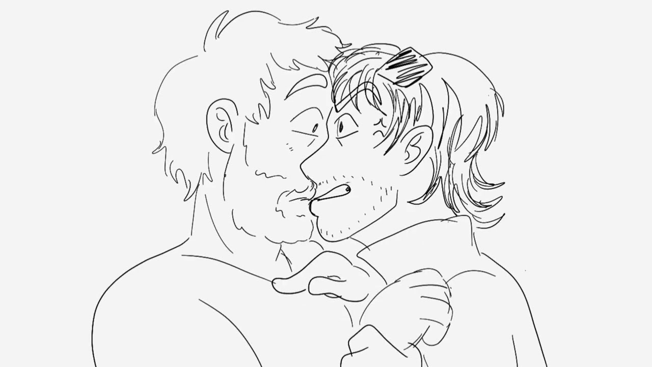 Дэрил и Гленн спорят (анимация «Подземелья и папочки»)