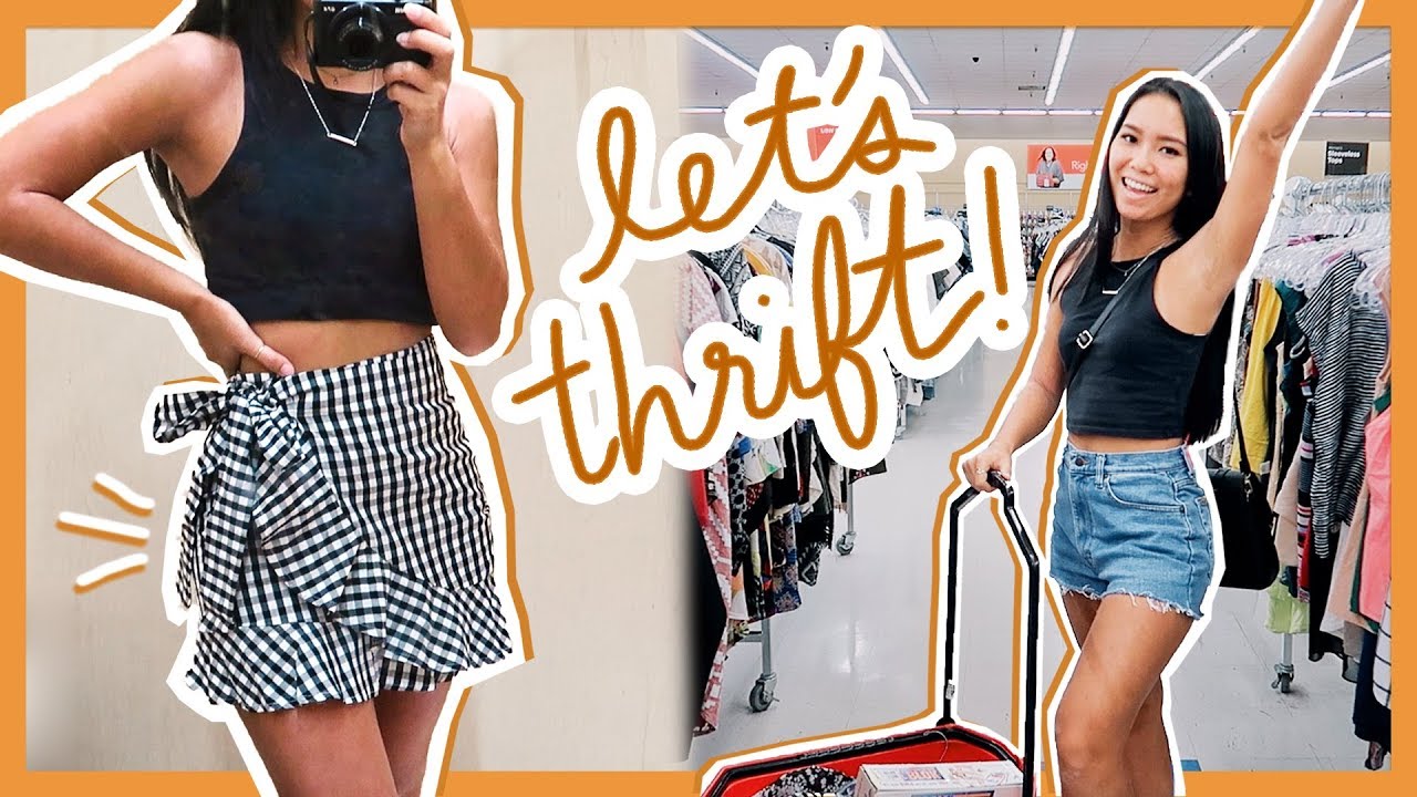 THRIFT WITH ME! (hawaii edition) ✰ try-on haul ✰ thrift flip