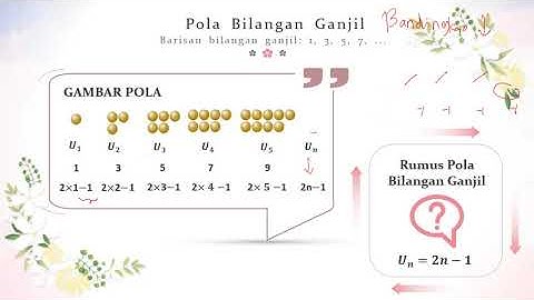 2. Pola Bilangan Ganjil - Matematika SMP Kelas 8