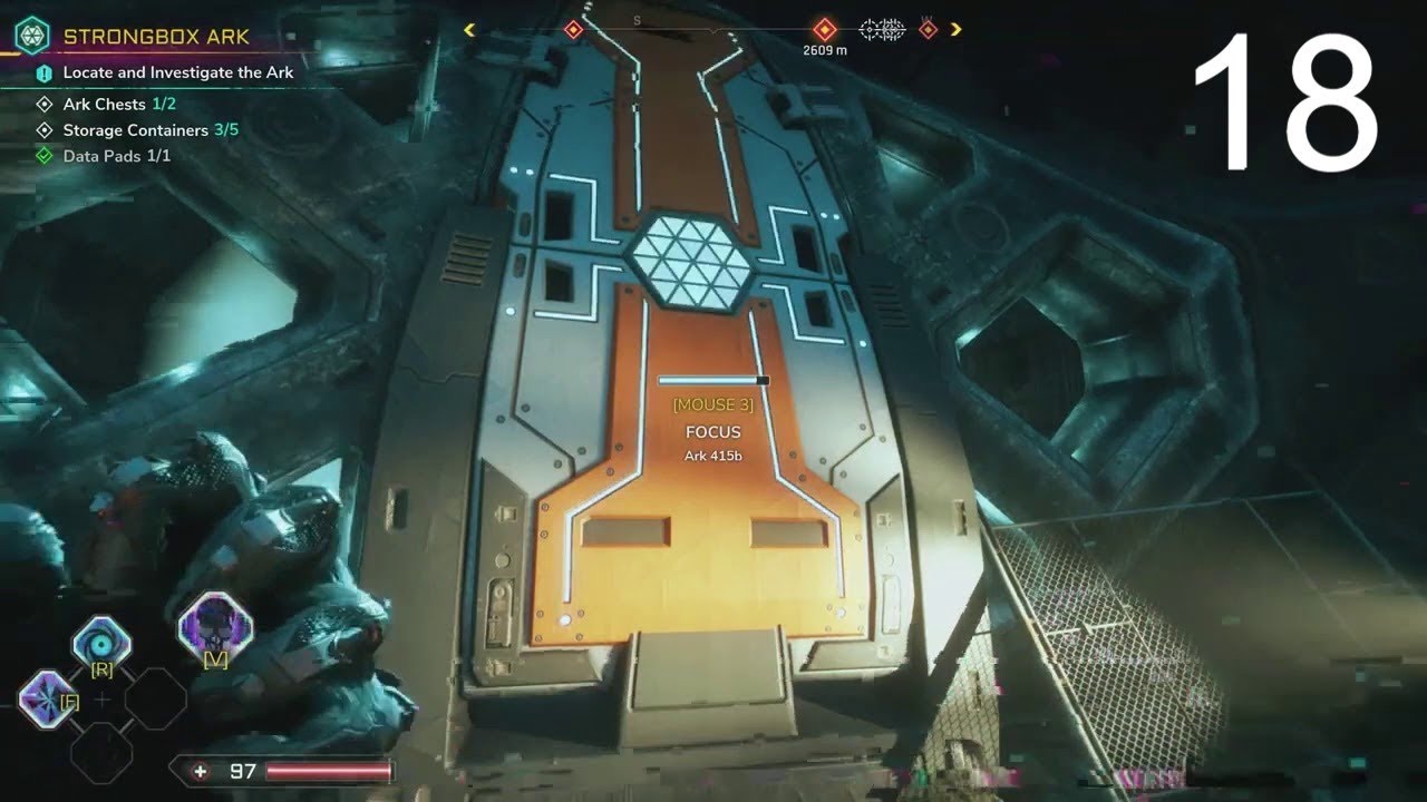 Rage 2 gameplay #18 canyon block,strongbox ark,smart rocket launcher